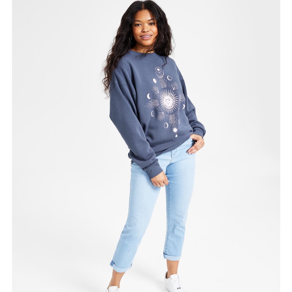 Grayson Threads Black Celestial Graphic Oversized… - image 1